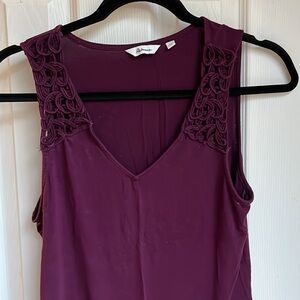 Fancy purple top